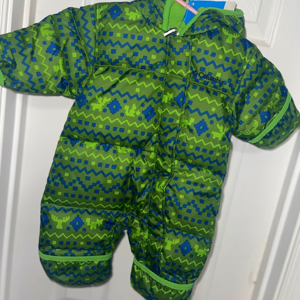 Infant 0-3 Months Unisex Columbia Onesie Snowsuit